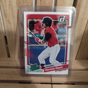 Marcelo Mayer Rated Prospect 2023 Donruss Base Set Baseball Card Boston Red Sox Star Player