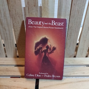 Beauty and the Beast Celine Dion Peabo Bryson Single Tested and Working Vintage Audio Cassette Tape VG Condition