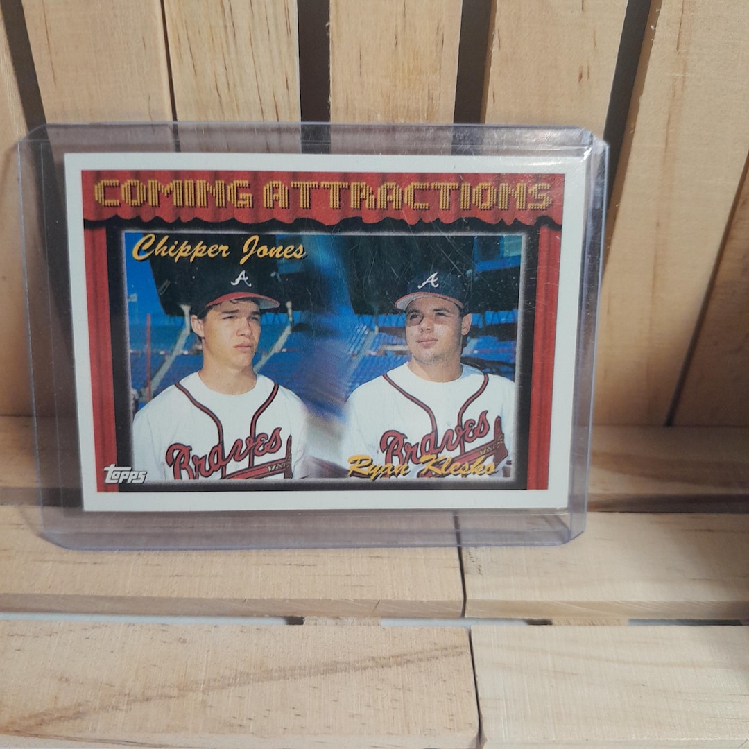 Chipper Jones Ryan Klesko 1994 Topps Coming Attractions Base Set