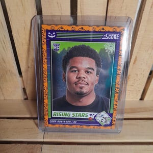 Chop Robinson RC 2024 Panini Score Halloween Orange Basis Set Football Karte Miami Delfine Starspieler