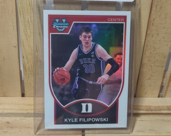 Kyle Filipowski 2023 Topps Bowman U Chrome '07 Parallel Sub Set Basketball Duke University