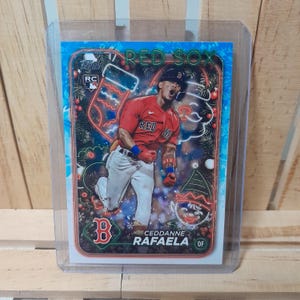 Ceddanne Rafaela RC 2024 Topps Holiday Series Base Set Baseball Boston Red Sox  Star Player