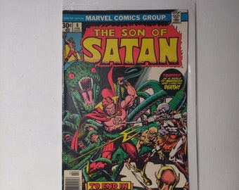 The Son of Satan #8 Marvel Comics Reader Copy VG Condition Complete Pages As Found Ungraded Comic