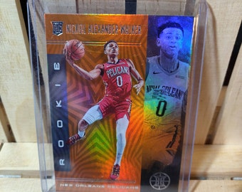 Nickeil Alexander-Walker RC Rookie 2019-20 Panini Illusions NBA Basketball Card Orange Parallel New Orleans Pelicans