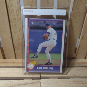 Nolangedeckt von pazifischer Nolan pazifische Basis Baseball Karte Fast Ball Grip Texas Rangers Star Player