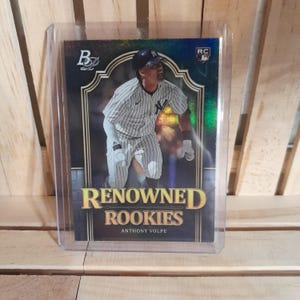 Anthony Volpe RC 2023 Topps Bowman Platinum Renommées Recrues Sous-ensemble Carte de baseball Joueur étoile des New York Yankees