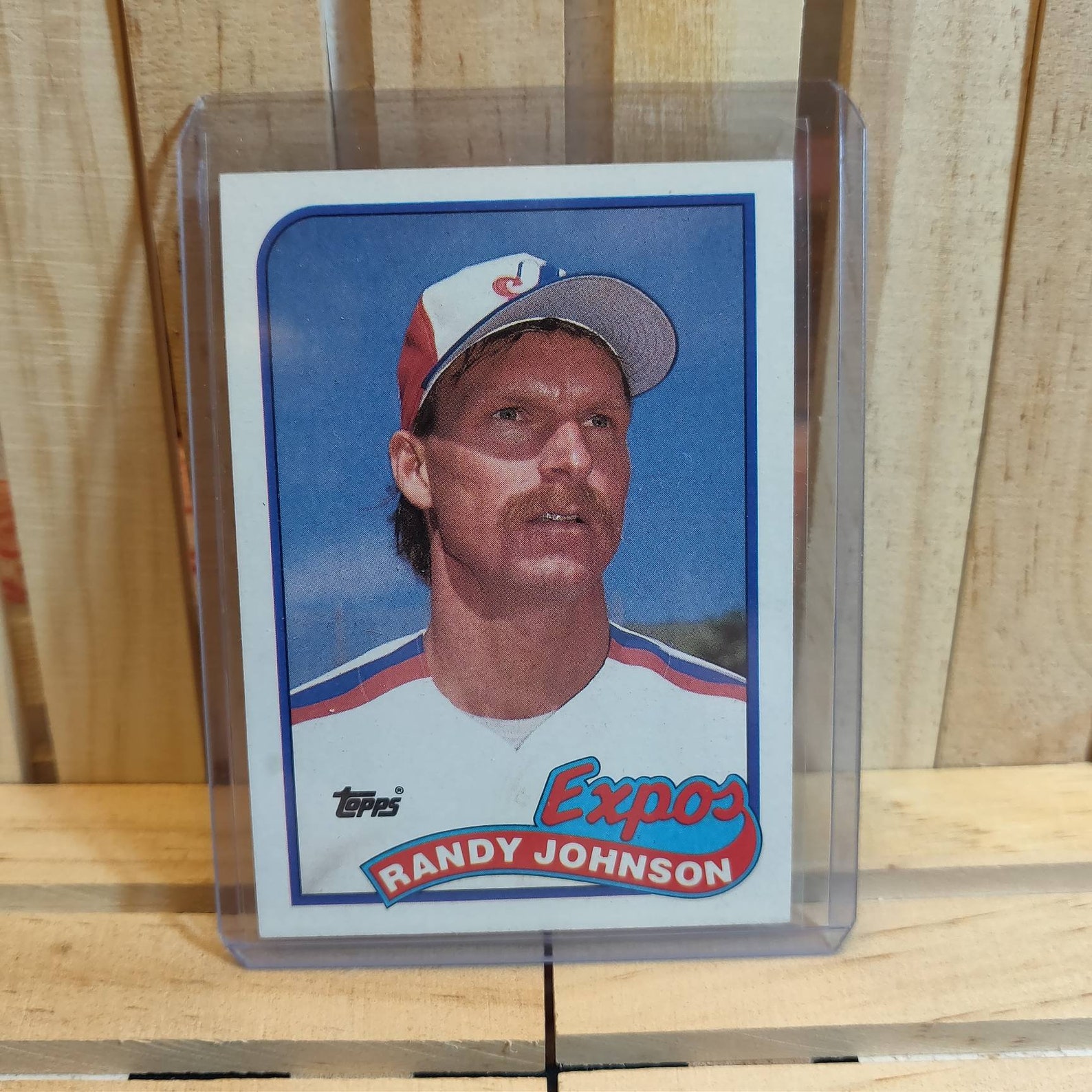 Randy Johnson 1989 Topps Series 2 Baseball Card Montreal Expos - Etsy