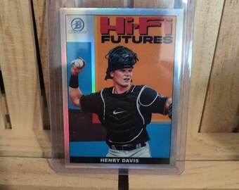 Henry Davis 2022 Topps Bowman HiFi Futures Sub Set Baseball Card Pittsburgh Pirates Star Player