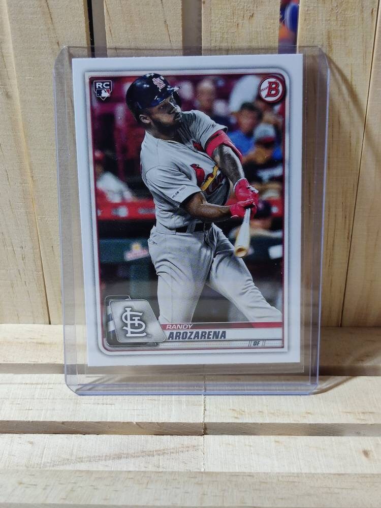 Randy Arozarena RC 2020 Topps Archives number 213 Base set Baseball Card Tampa Bay Star Player Randy Arozarena RC 2020 Topps Archives number 213 Base set Baseball Card Tampa Bay Star Player