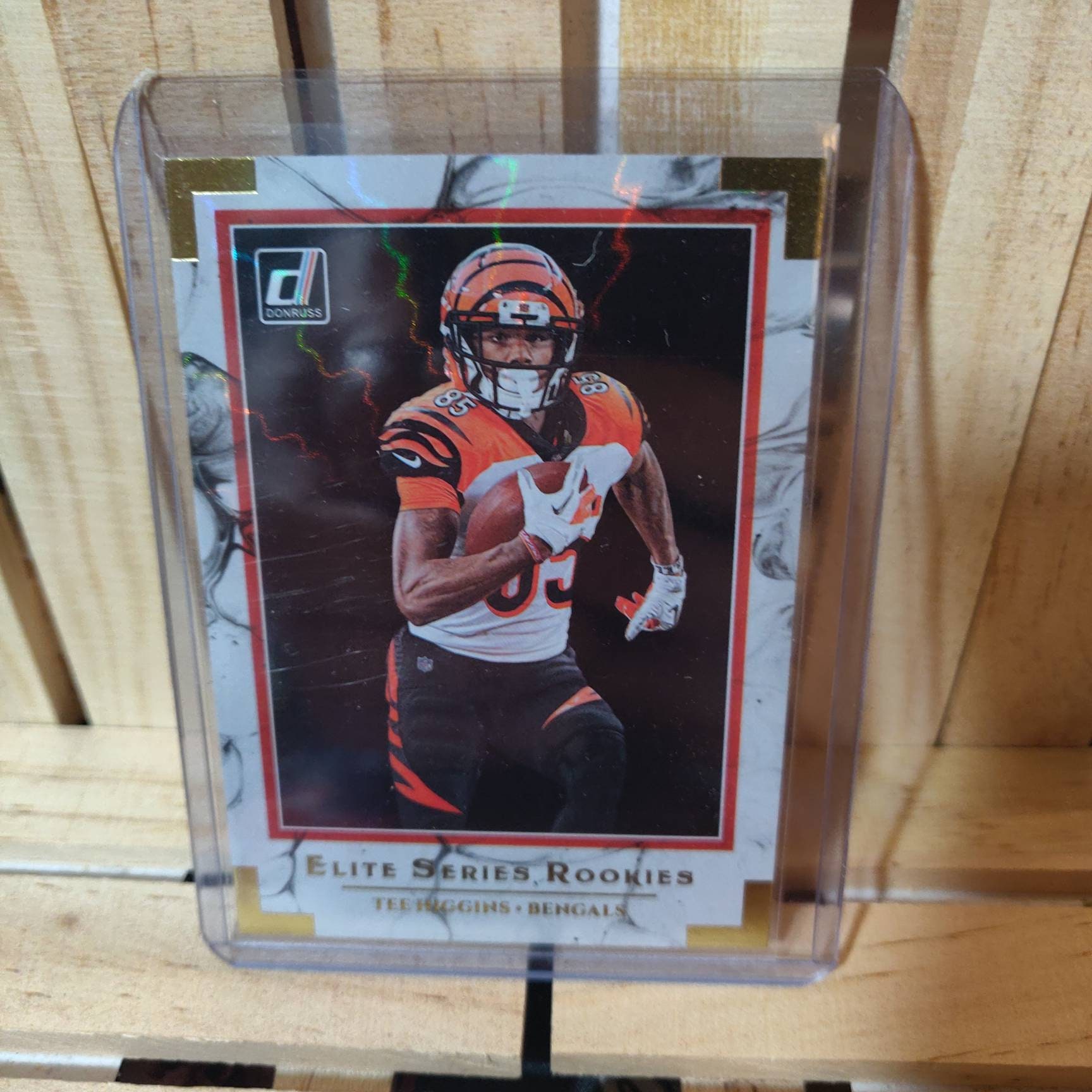Tee Higgins Elite Series Rookie 2020 Donruss Football Card Sub Etsy