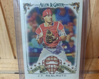 JT Realmuto 2020 Topps Allen and Ginter Field Generals Sub set Baseball Card Philadelphia Phillies Star Player