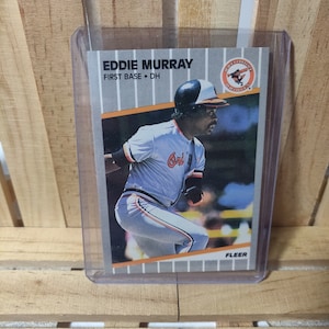 Eddie Murray 1989 Fleer Base Set Cartão de beisebol Baltimore Orioles