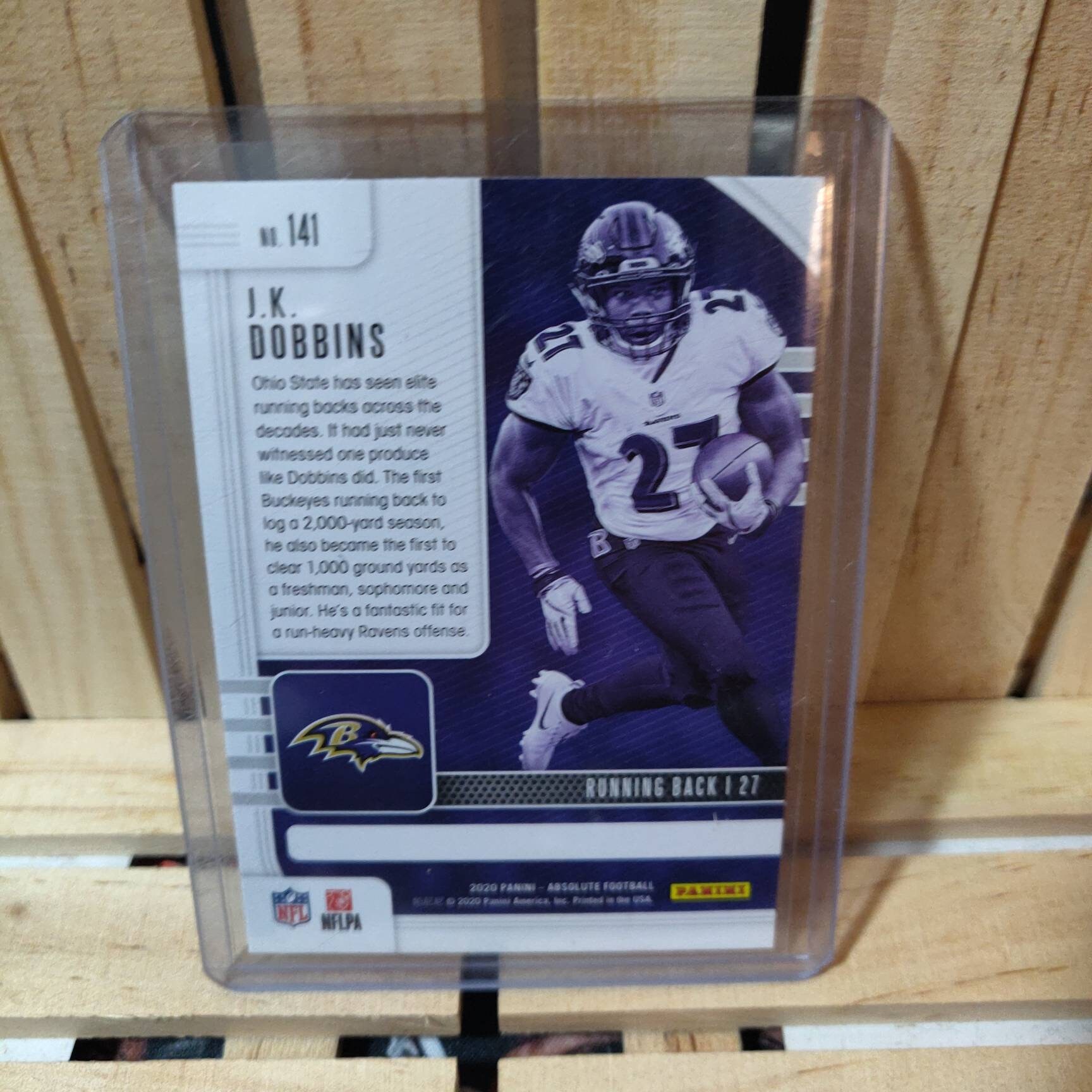 JK Dobbins RC Rookie 2020 Absolute Football Card Baltimore Etsy España