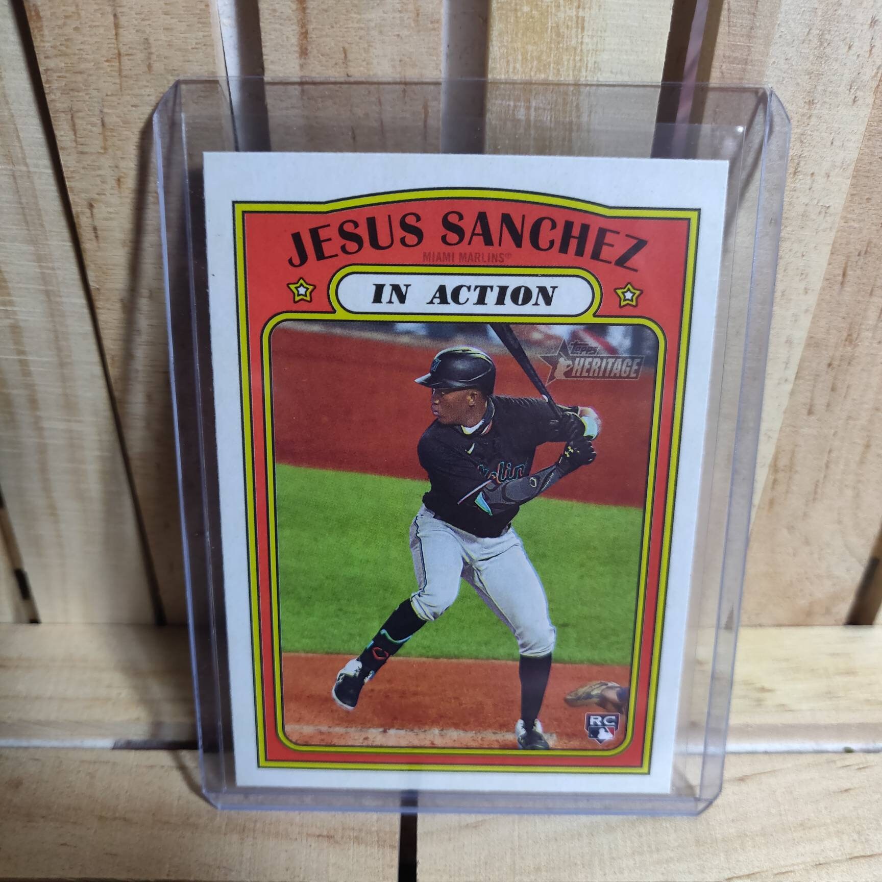 Jesus Sanchez RC in Action 2021 Topps Heritage Base Set - Etsy