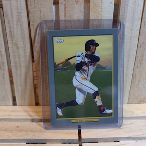Ozzie Albies 2020 Topps Update Turkey Red Sub Set Baseball Atlanta Braves Star Player