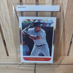 Frank Thomas 2021 Panini Donruss Baseball Card 80s Design Sub Set parallelo Chicago White Sox Star Player