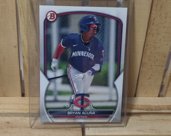 Bryan Acuna 2023 Topps Bowman Base Set Baseball Card Minnesota Twins Star Player