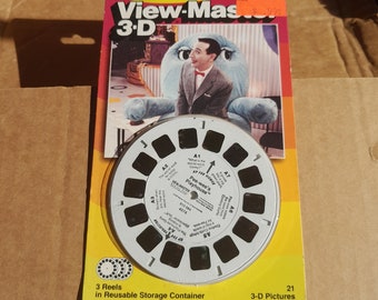 Pee Wee&#39;s Playhouse View Master 3D Sealed in Package 21 Picture Set