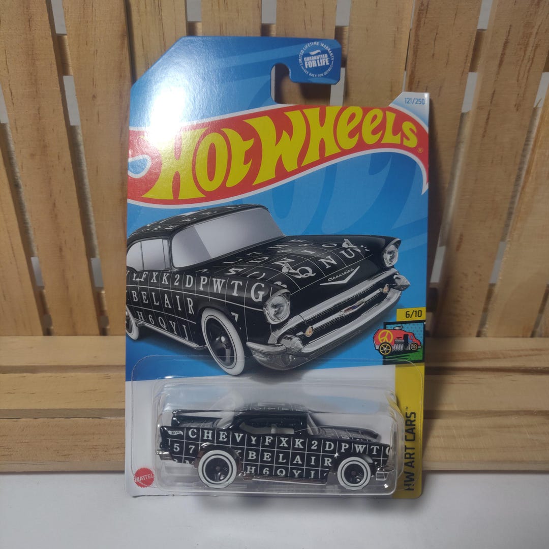 ミニカー BUBY art.1003 CHEVROLET BEL AIR POLICI Chevy Bel Air '57 Art Car Hot Wheels Car Toy Sealed Package Number