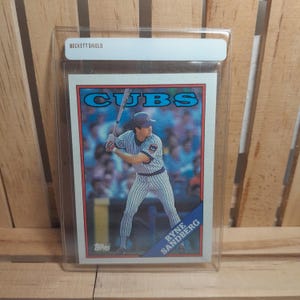 Ryne Sandberg 1988 Topps Baseball Card Base Set Chicago Cubs Star Player