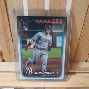 Jasson Dominguez RC Rookie Debut 2024 Topps Update Series Base set Baseball Card New York Yankees Star Player