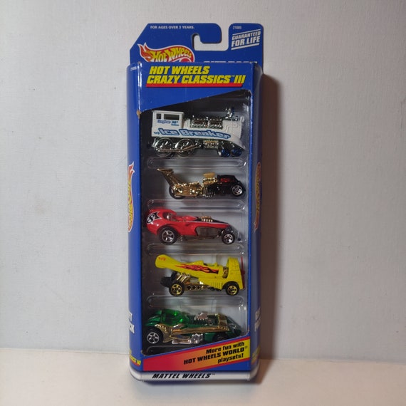 Crazy Classics III 5 Pack Hot Wheels Car Toy Sealed Package 1998