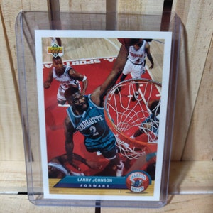 Larry Johnson 1992-93 Upper Deck NBA Base Set Baloncesto Edición McDonald's Charlotte Hornets