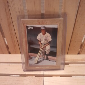 Ernie Banks 2010 Topps Turkey Red Sub Set Baseball Card Chicago Cubs Star Player