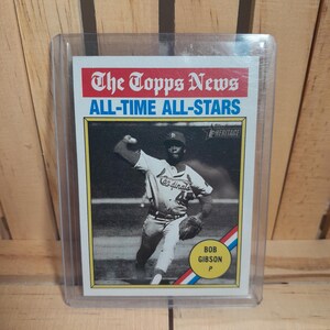 Bob Gibson 2025 Topps Heritage All Time All Stars Sub set di carte da baseball St. Louis Cardinals Star Player