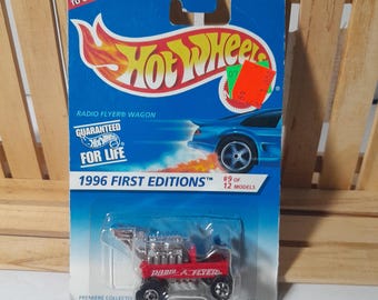 Hot Wheels Radio Flyer Wagon-from 2000 Long Card-hard to Find