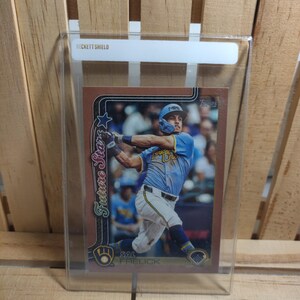 Sal Frelick 2025 Topps Series 2 Gold Parallel 1507/2025 Basis Set Baseballkarte Milwaukee Brauer Star Player