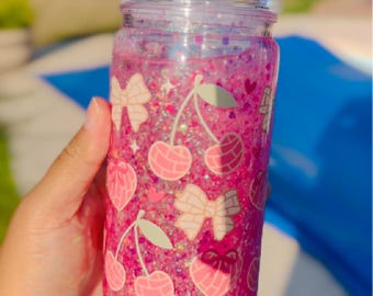 Cherry Concha Snowglobe Cup