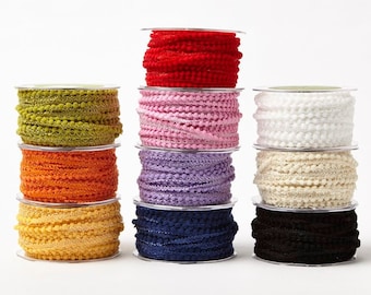 Mini Pom Pom Trim  Pick Your Color  3/8” wide BY THE YARD