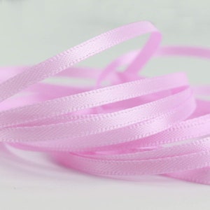 Lavender Double Faced Satin Ribbon - 1/4&quot;   By The Yard
