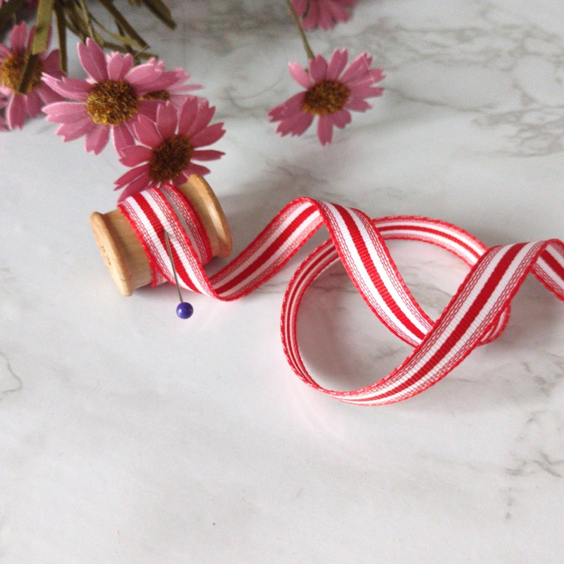 Candy Stripe Ribbon - Etsy