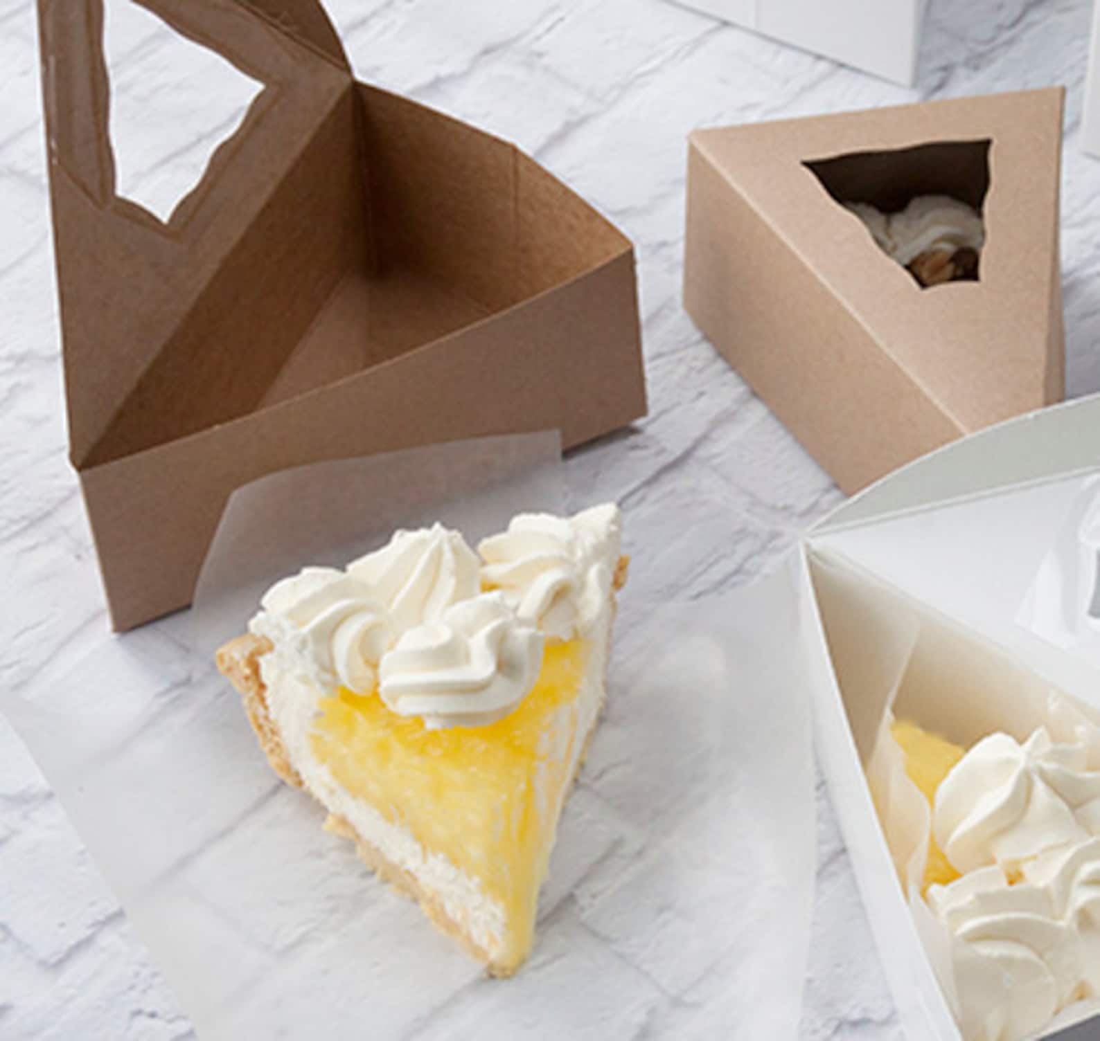 Kraft Individual Pie Box With Window Bake Sale Wedding Etsy