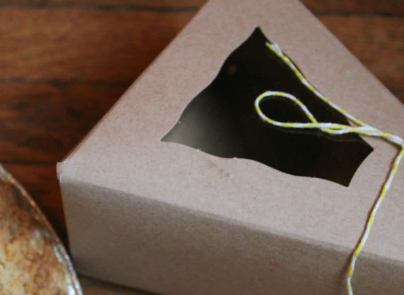 Kraft Individual Pie Box With Window Bake Sale Wedding Etsy