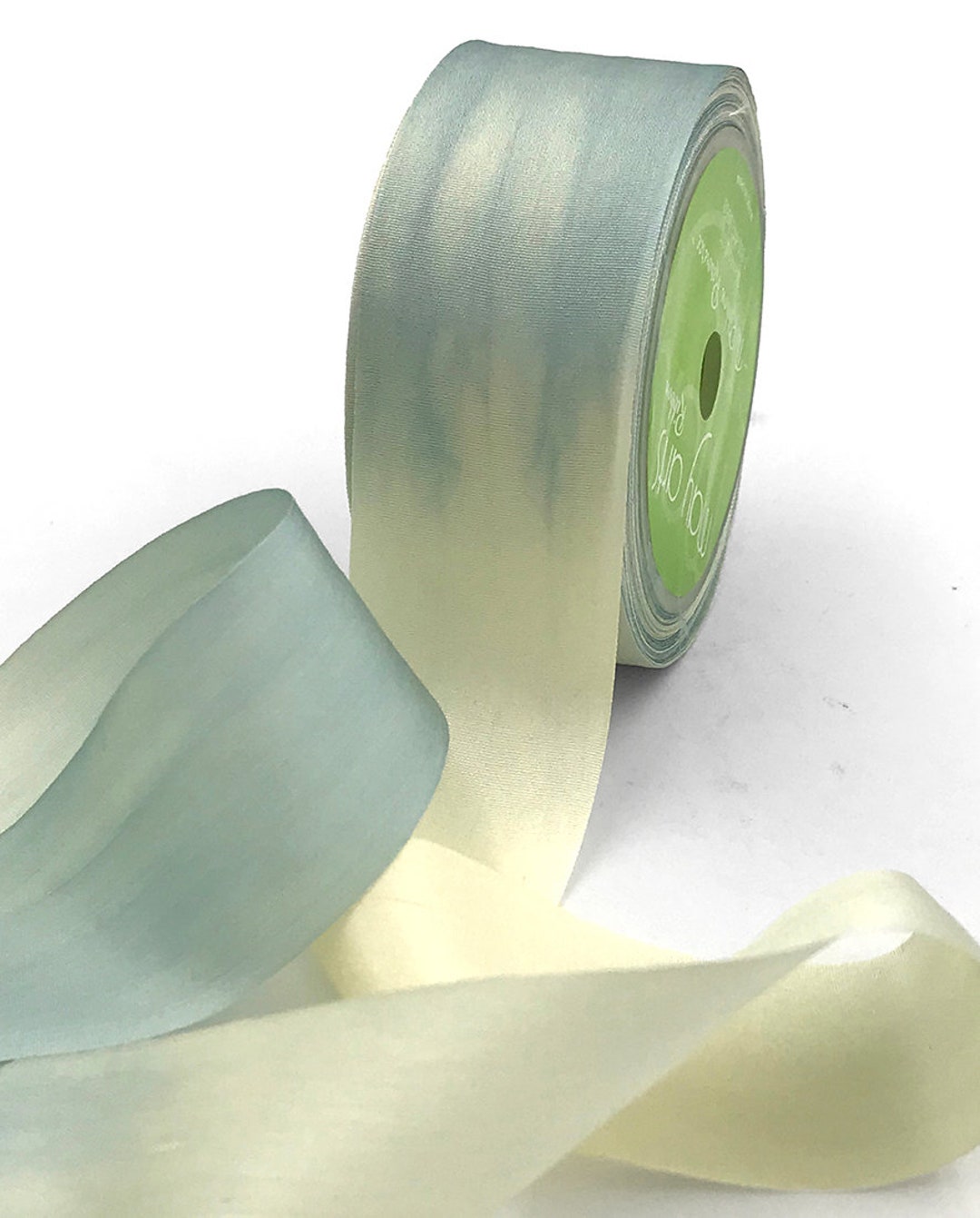 1 1/4 Inch Dipdyed Variegated 100 Silk Ribbon Beautiful Etsy