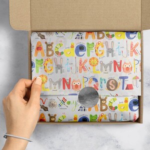 10 ct  ABC&#39;s Tissue Paper Gift Tissue Paper 20&quot; x 30&quot;
