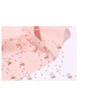 Ivory Pearl Bead Garland, cut to your length ,sold by the yard
