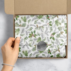 Design Gift Tissue Paper 20" x 30", Glistening Pine Green gift wrapping craft supply retail store packaging