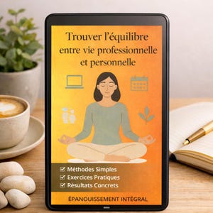 Équilibre Vie Pro Perso – Ebook Développement Personnel PDF – Gestion du Temps Burnout Bien-être & Épanouissement – Guide Pratique 35 pages