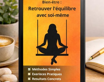 Welzijn & Zelfvertrouwen – E-book over persoonlijke ontwikkeling (PDF) – Innerlijk evenwicht, vrede, sereniteit, voldoening – Gids van 30 pagina's