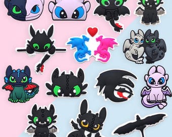 Dragon Shoe Charms for Shoe,Bag Decoration, Cute Cartoon Charms Accessories for Adults and Kids