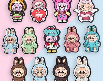 13 PCS Cartoon Shoe Charms for Boys , Kawaii doll Shoe Decoration Pins for Clog Accessories for Kids Girls Teens Adults Party Favor Gifts