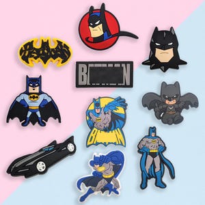 10 Pcs Hero Shoe Charms | Comic Hero Inspired Charms for Clogs & Sandals, Bracelet | Great Gift for Kids Adults | Birthday or Party Favor