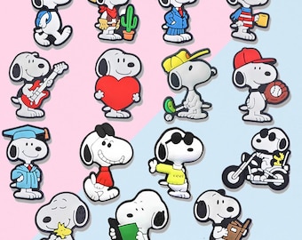 Cartoon Puppy Shoe Charms for Shoe,Bag Decoration,Cute dog series Charms Accessories for Adults and Kids