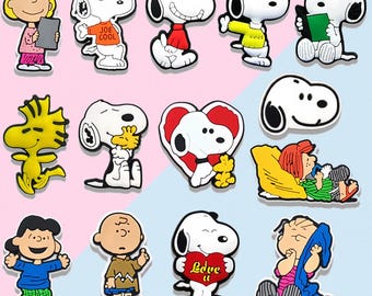 Cartoon Puppy Shoe Charms for Shoe,Bag Decoration,Cute dog series Charms Accessories for Adults and Kids