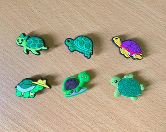 Turtle Shoe Charms: Fun PVC Shoe & Bag Decoration