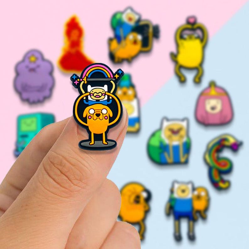 14 Pcs Colorful Cartoon Shoe Charms Set – Cute Rubber Clog Decorations ...